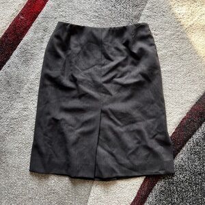 Akris Dark Gray Minimalist Pencil Skirt